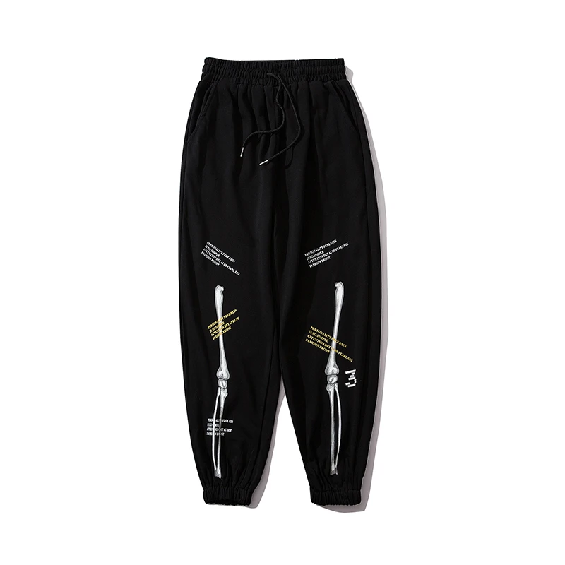 Хип-Хоп Уличная одежда для бега мужские спортивные штаны ретро с принтом в стиле