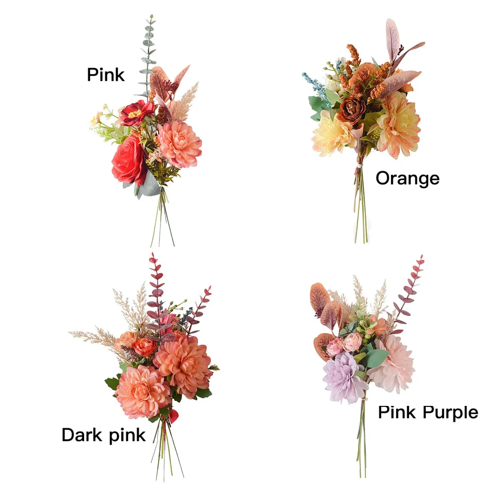 Букет невесты искусственные цветы поддельные шапочки букеты для домашнего