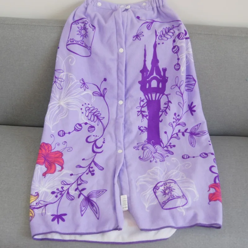 Купальная юбка Disney пляжное полотенце Микки Минни Рапунцель Tangled банное мягкое