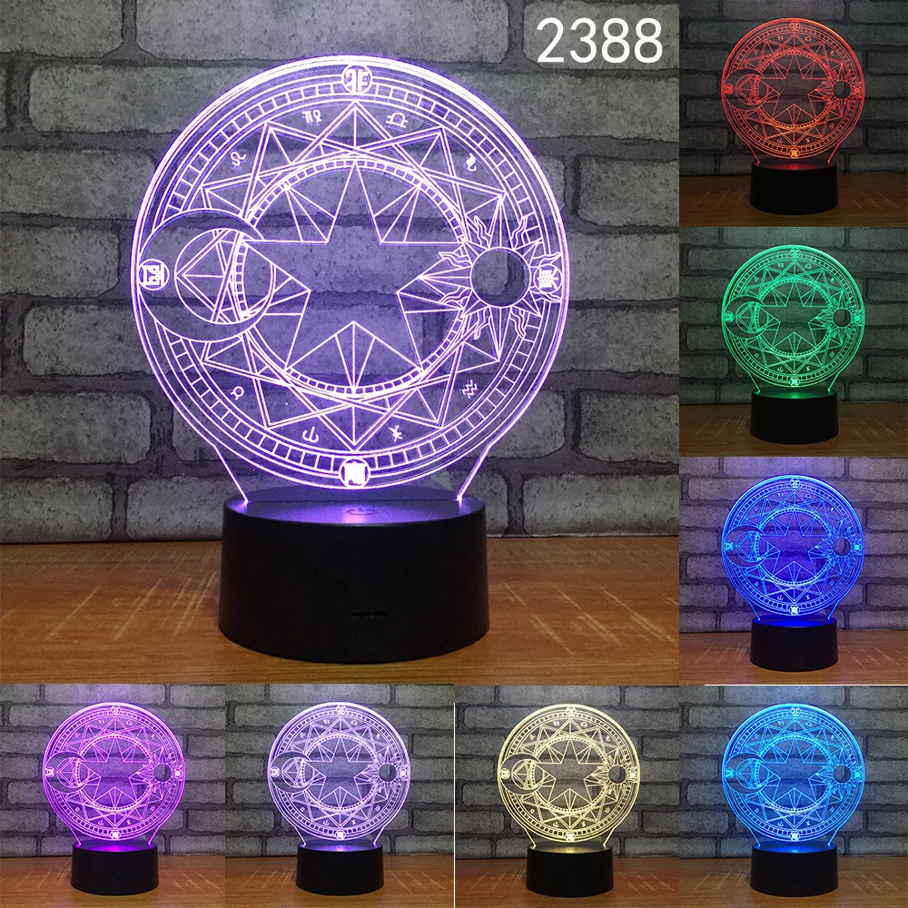 

Multi Types of 7 Color Changing Bedroom 3D Led Usb Night Light Decor For Home Decor Enthusiasts Gifts Table Lamp Dropshipping