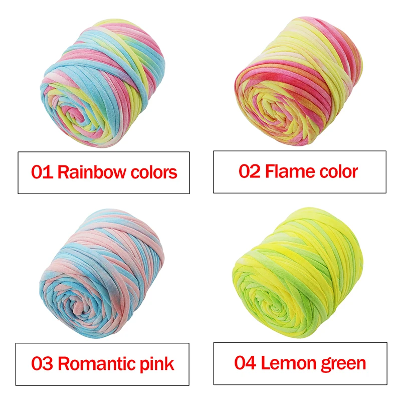 Новинка 150 г/лот плотная Пряжа мягкая цветная ткань DIY сумка подушка из пряжи для