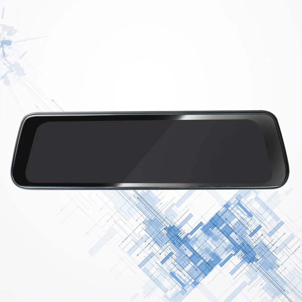 

1080P Dual Lens Car DVR Dash Cam Video Camera Recorder Touch Screen Rear View Camera Dashcam (Black)