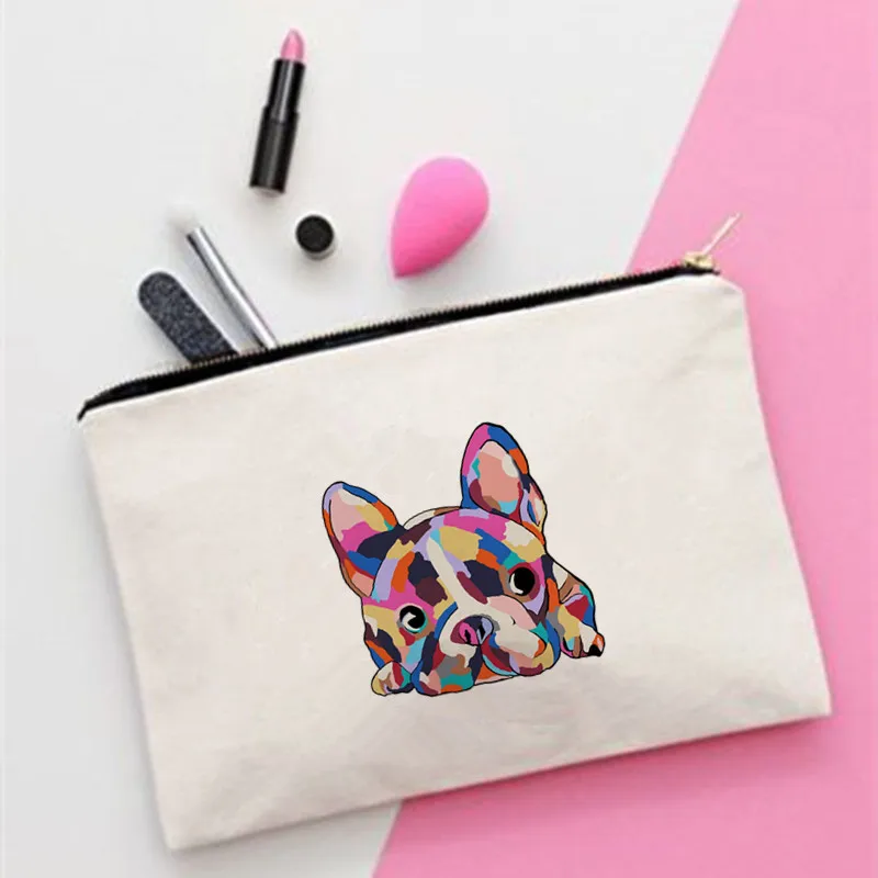

Women More Hugs and Fight Printed Make up bag Fashion Women Cosmetics Organizer Bag for Travel Colorful Storage Bag for Lady Bag