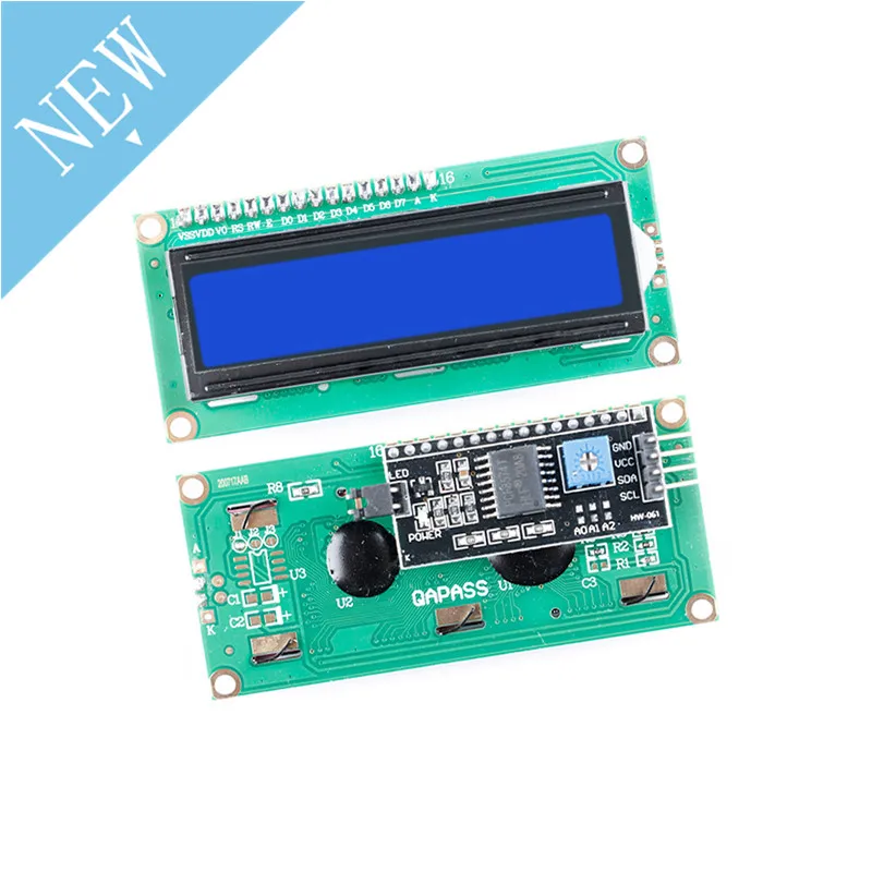 1602 Модуль ЖК-дисплея синий экран IIC/I2C LCD PCF8574 плата адаптера для Arduino 1602A |