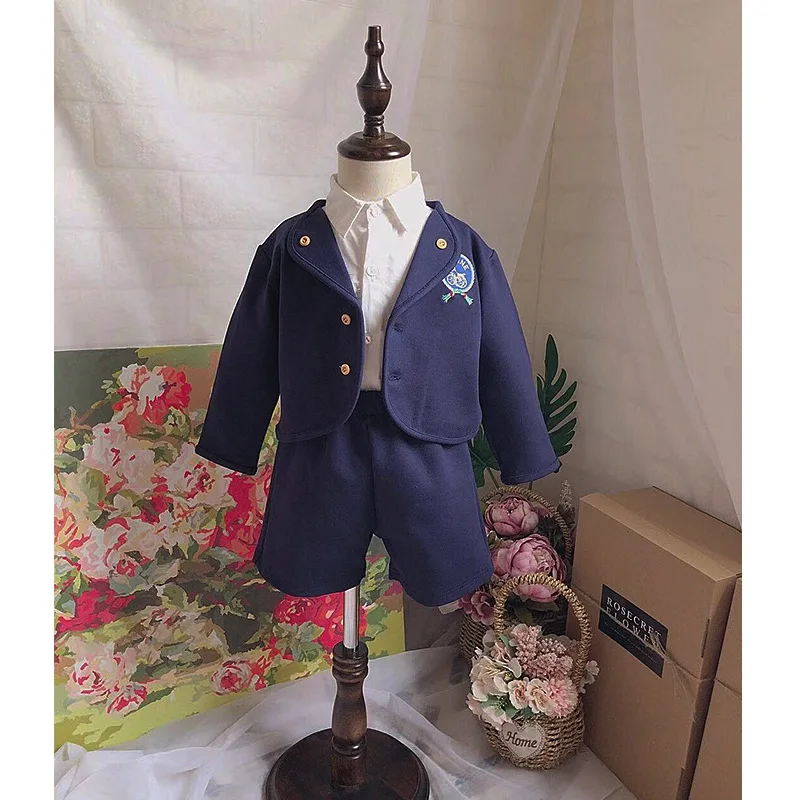 Коллекция 2019 года зимняя детская одежда в испанском стиле куртки и рубашки штаны