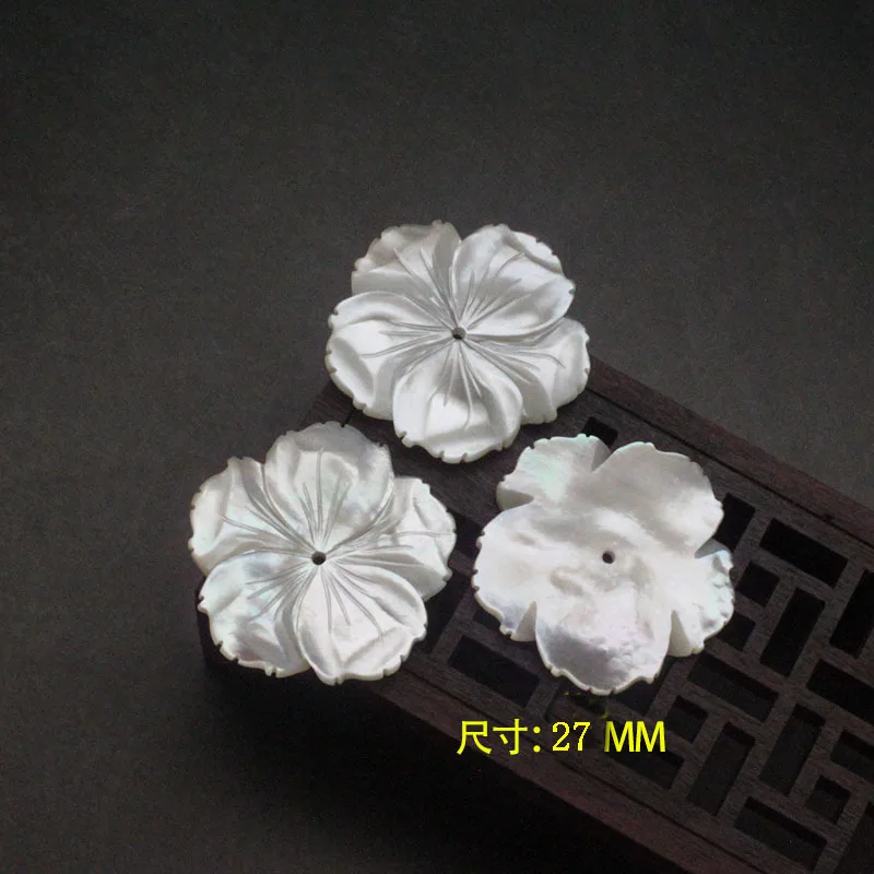 Натуральный жемчуг 25 30 мм большая оболочка цветок ювелирных изделий и DIY ожерелье