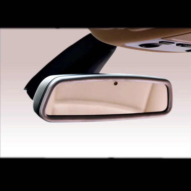 

Car-styling Inner Rearview mirror Cover frame decoration trim strip Stickers for F10 F07 F06 F30 F31 F12 F48 F01 F32 F34 F15 F16
