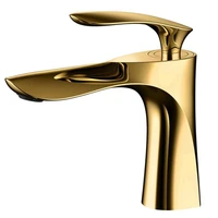 laso golden basin faucet solid cooper made cold and hot bathroom deck faucet european toilet wash basin mixed water sink taps