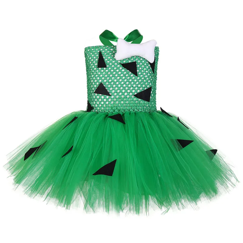 Забавное платье на Хеллоуин зеленые платья-пачки для девочек детская одежда с