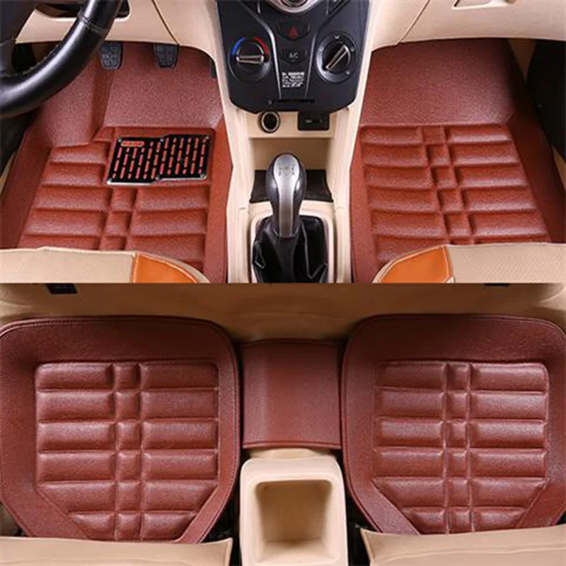 Автомобильные коврики для Mitsubishi Pajero Montero Sport 2016 2015 2014 2013 7 местный ковры кожаные