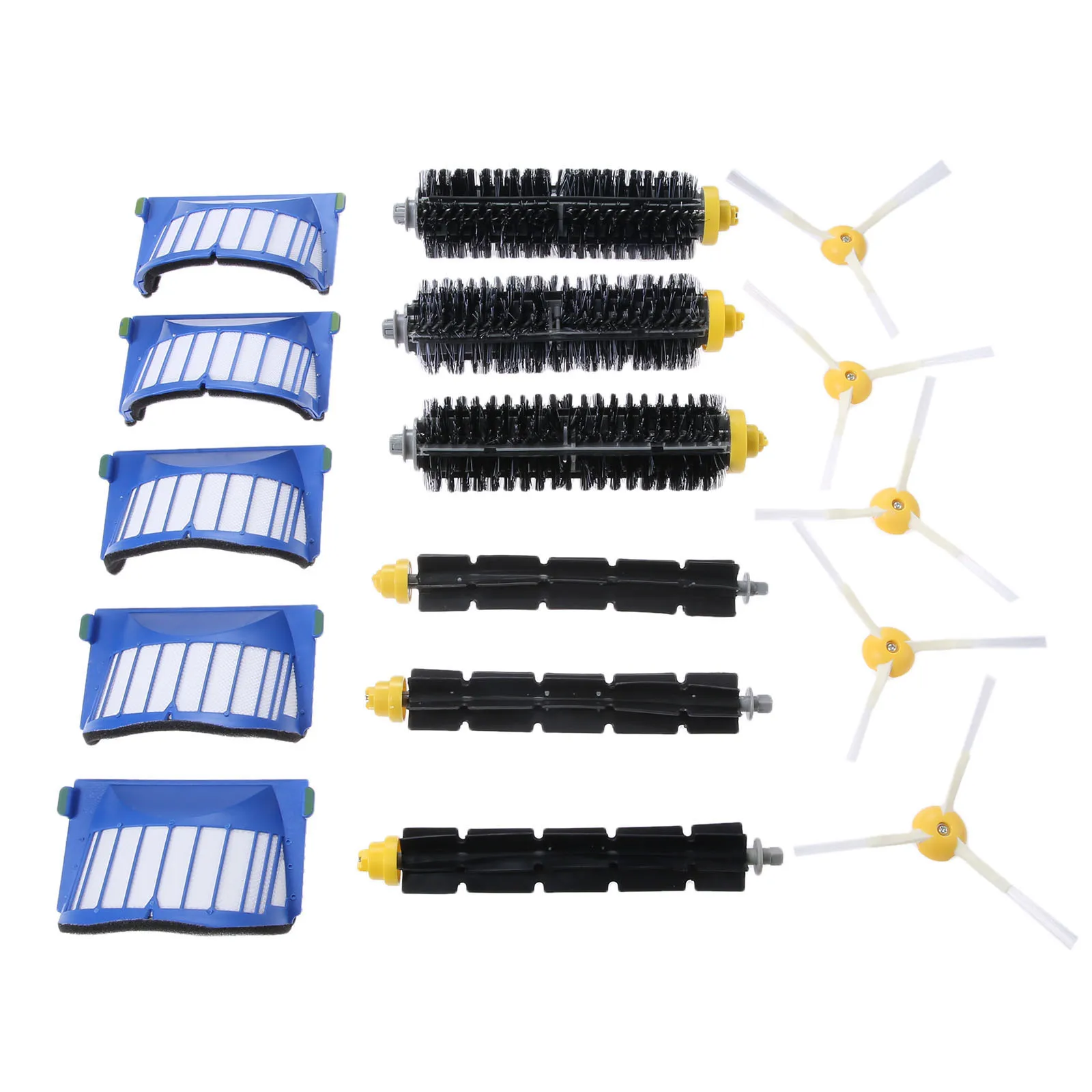16pcs/set Replacement Part Kit Maintenance fits for Roomba 600 620 630 650 660 675 690 Vacuum Clean Robot Brushes HEPA Filter |