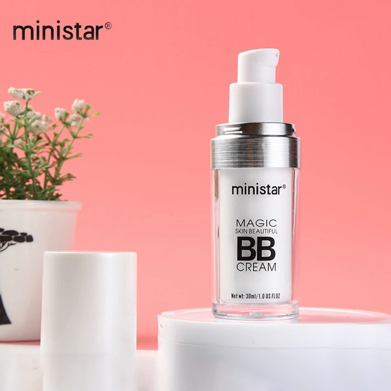 

Ministar Natural Complexion Moisturizing Liquid Foundation Repair Concealer Isolation Cream Color Change Bb Cream Makeup
