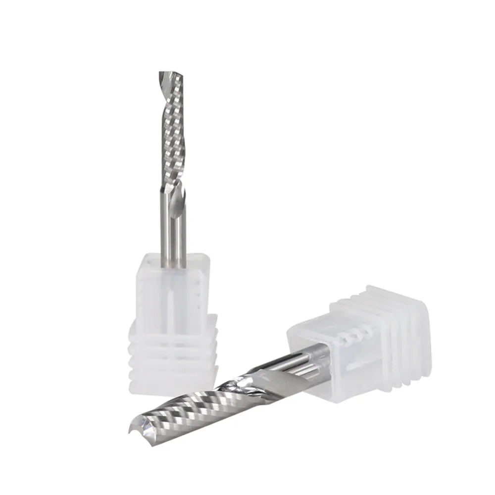 Концевая фреза с одной канавкой и хвостовиком 4/6 мм ЧПУ для резки алюминия