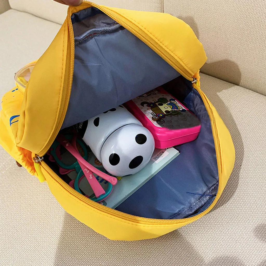 

30x24x8cm school bags for girls boys kids 2/10Y 2020 Fashion Animal Cartoon Print Zipper Backpack Bag bolsa infantil menina t5