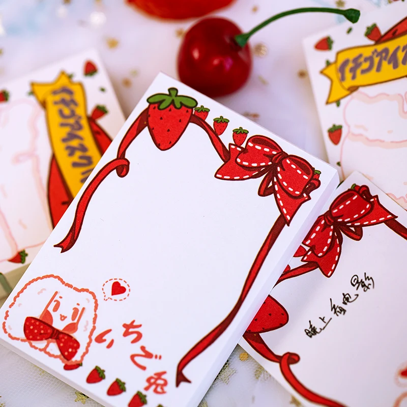 4 шт./лот праздничная серия клубники креативный Новый портативный бумажный
