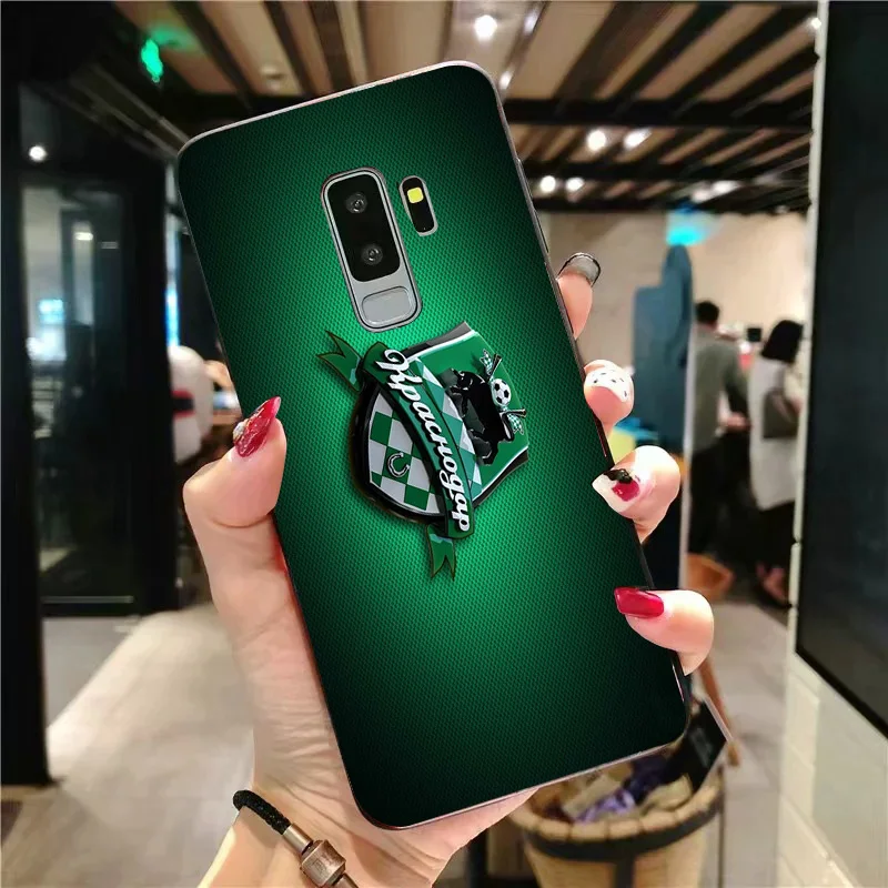 Чехол для телефона Suleymanov Samsung Galaxy S10 S8 S9 Edge DIY черный мягкий TPU Krasnodar FC A9 C10 C9 J7 Max Note9 S6