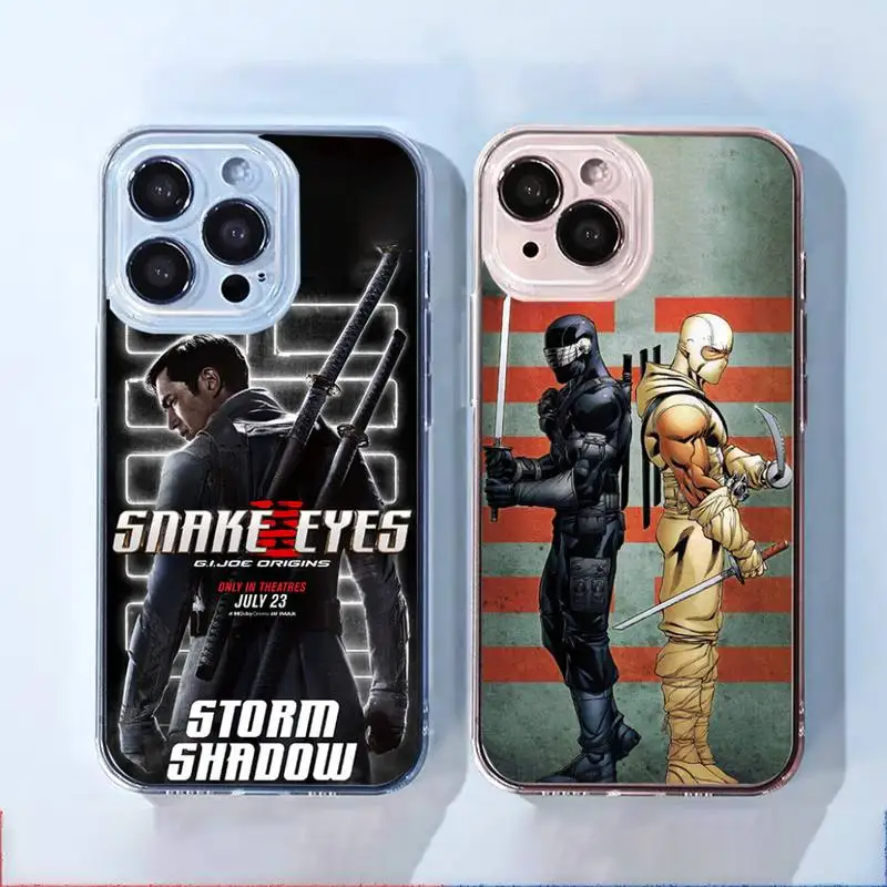 

Snake Eyes G.I. Joe Origins Phone Case For iphone 13 12 11 8 7 plus mini x xs xr pro max Transparent soft