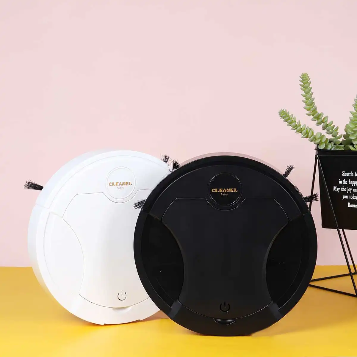 

Smart Floor Robot Vacuum Cleaner Strong Suction Floor Sweeper USB Rechargeable Dry Wet Sweeping Mopping Sterilizer Home Cleaner