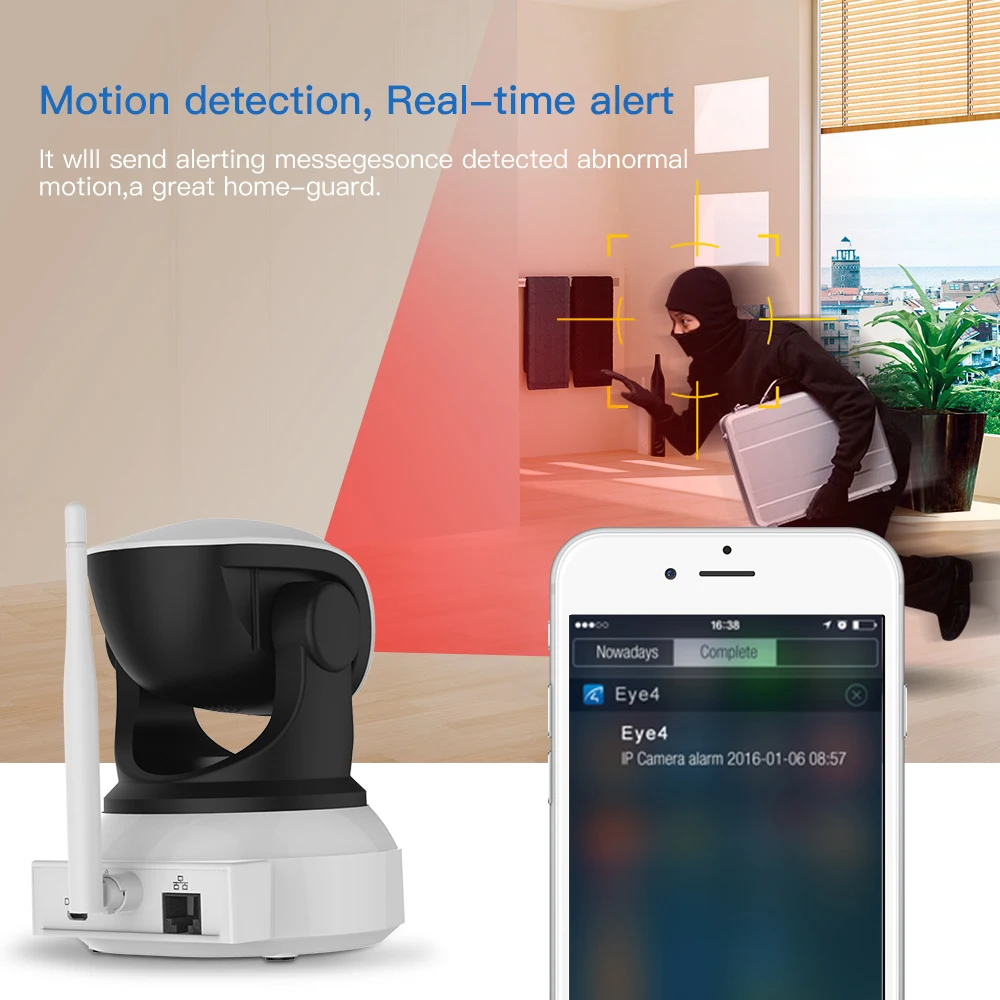 VStarcam 1080P HD беспроводная камера видеонаблюдения IP Wi-Fi ИК-подсветка ночное видение
