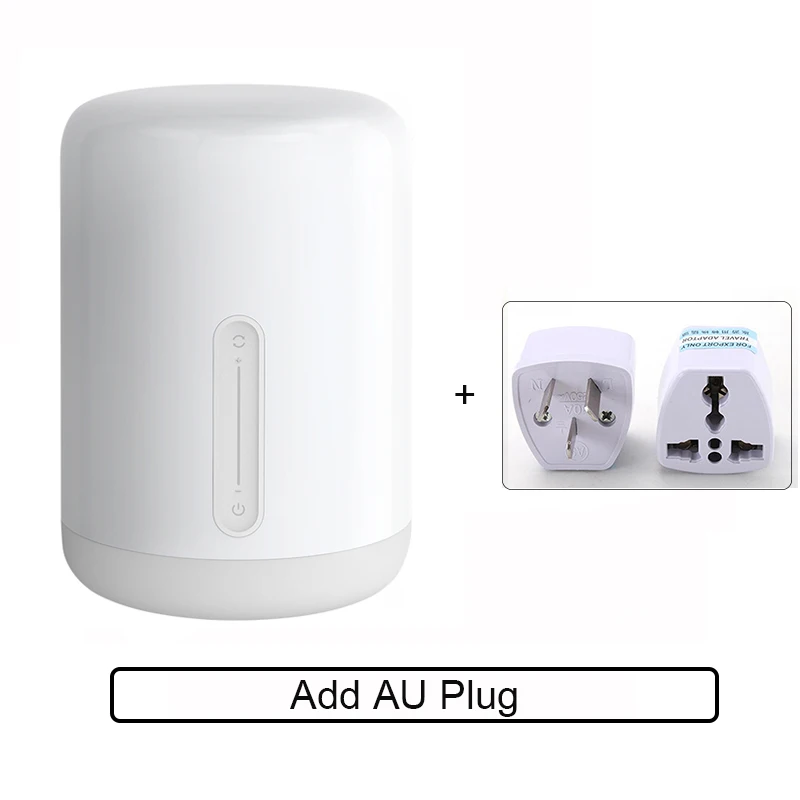 Add AU Plug Xiao mi jia прикроватная лампа 2 Smart Light Голосовое управление Bluetooth WiFi подключение Сенсорное управление для mi Home приложение Apple Homekit Siri - Цвет: Add AU Plug