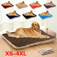 2 sides dog beds soft warm plush cat bed kennel pet mats sleeping cushion blanket for small medium large dogs pet supplies s 3xl