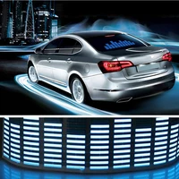 car lights led music rhythm flash lamps sound activated sensor equalizer rear windshield personalise decal neon auto accessories