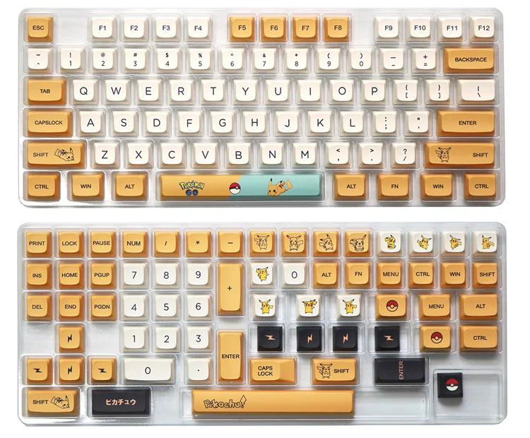 139 клавиши аниме Keycap XDA Profile PBT сублимационная механическая клавиатура для MX Switch с