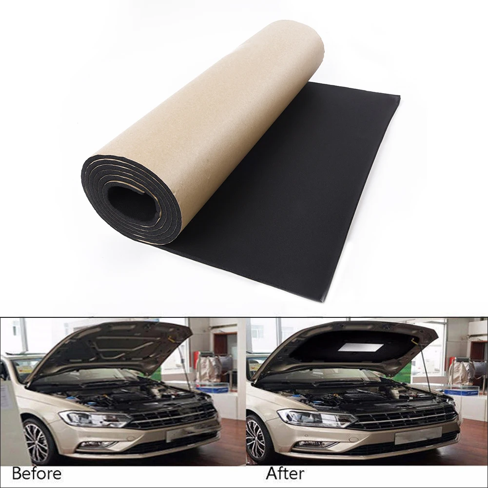 

200cmx50cm 6mm Car Auto Sound Proofing Deadening Car Truck Anti-noise Sound Insulation Cotton Heat Closed Cell Foam
