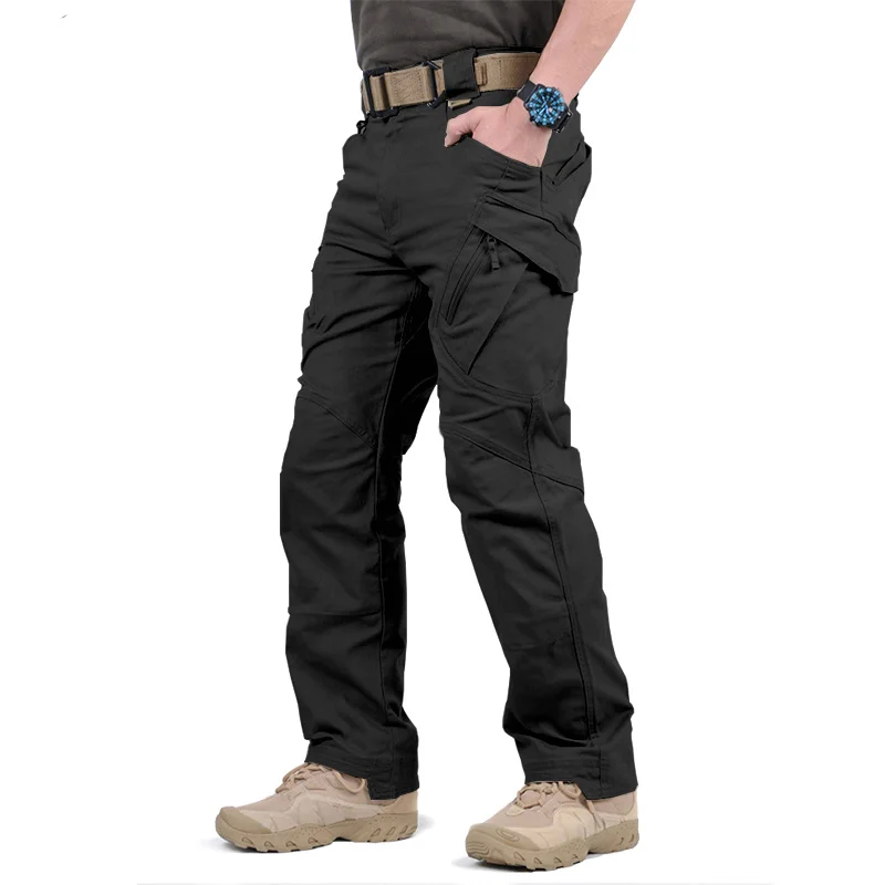 

Men Pants Tactical Pants Many Pockets Stretch Flexible Man Casual Trousers 5XL