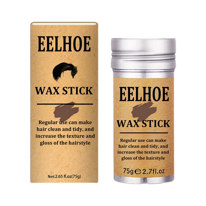 

75G Haar Pommade Stok Voor Haar Of Pruiken Voor Fly Away & Rand Kroezen Haar Creëert Textuur En Stijl haar Wax Stok