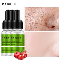 3pcs mabrem shrink pores serum facial moisturizing essence whitening anti aging oil control skin care products 10ml