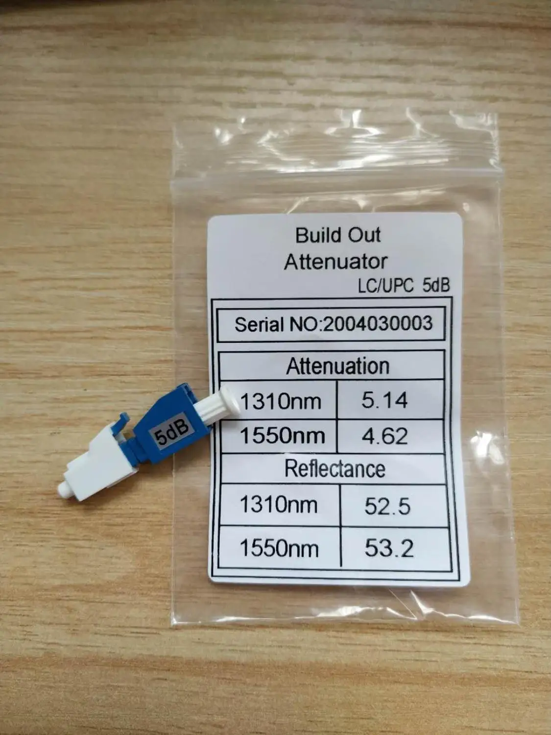 10 шт./лот аттенюатор 3 дБ 5 7 LC волоконно оптический штепсельный разъем