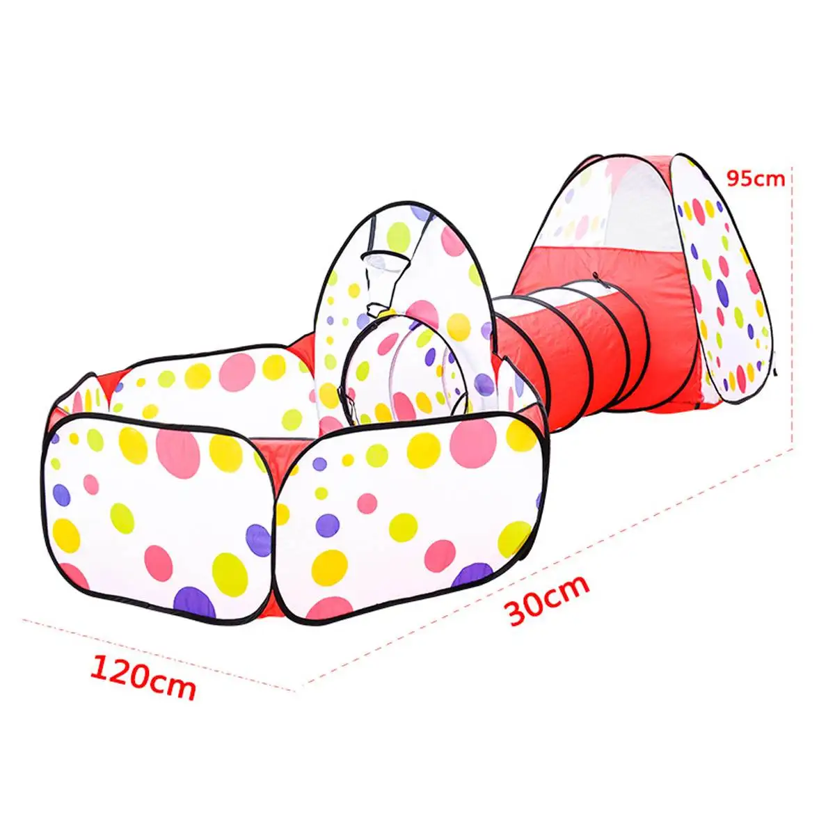 

LBLA Play House Indoor and Outdoor Easy Folding Ocean Ball Pool Pit Game Tent Play Hut Garden Playhouse Children Kids Toy Tent