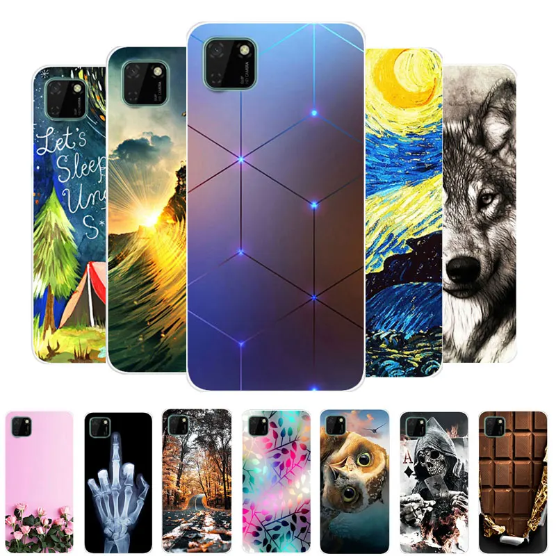 Чехол на Honor 9S чехол для Huawei хонор Силиконовый ТПУ Мягкая задняя крышка телефона