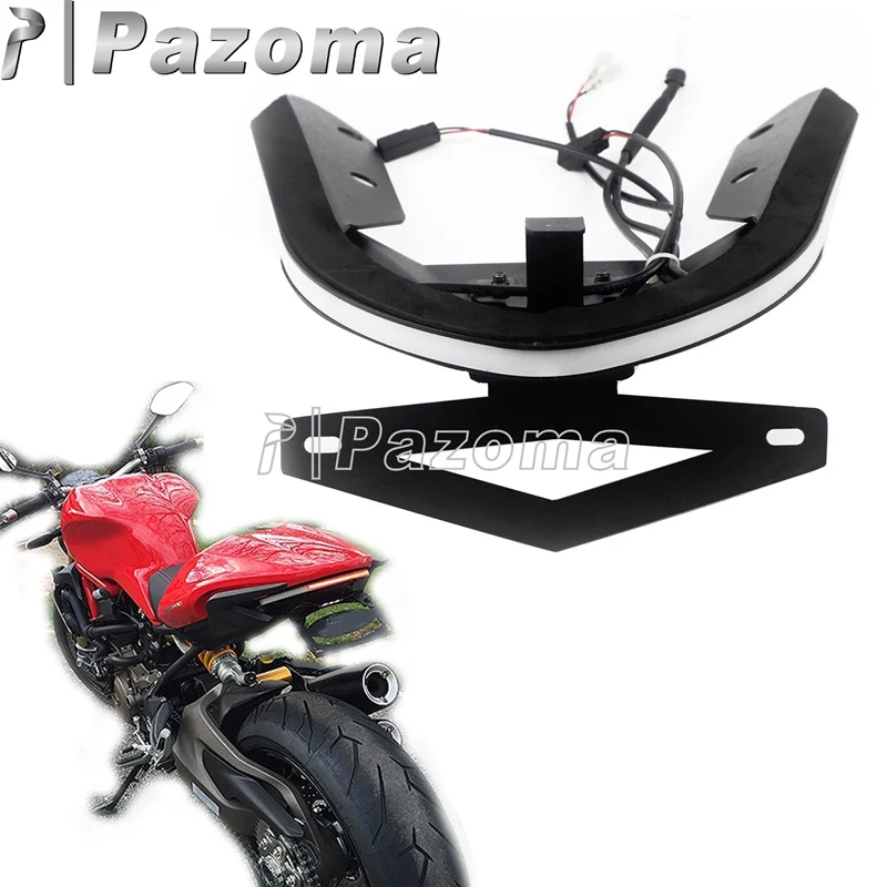 Для Ducati Monster 821 1200 1200S светодиодный фонарь Tidy Fender Eliminator номерной знак кронштейн