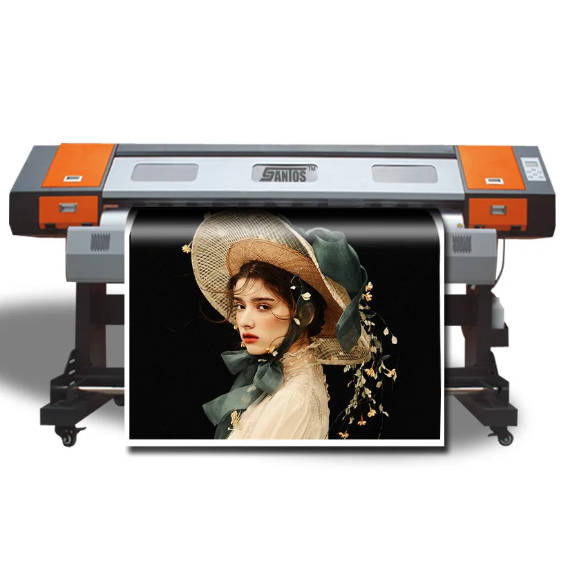 Совершенно новый 1 8 м экологический сольвентный принтер для наружного и