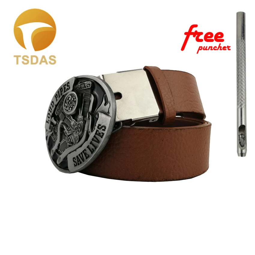 Громкий труб серебряная пряжка для ремня с магическое Оловянное ожерелье