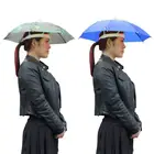 Портативный головной убор с зонтиком от дождя, пляжные головные уборы, армейская Зеленая Складная уличная рыбалка, солнцезащитный козырек, водонепроницаемый головной убор для кемпинга и рыбалки, Кепка