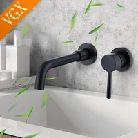 vgx bathroom basin faucets sink faucet gourmet hot cold tap washbasin taps water mixer wall mounted tapware brass chrome black
