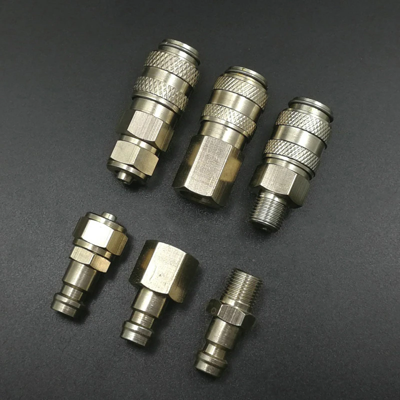 Латунная пневматическая арматура мини быстроразъемный соединитель переходник