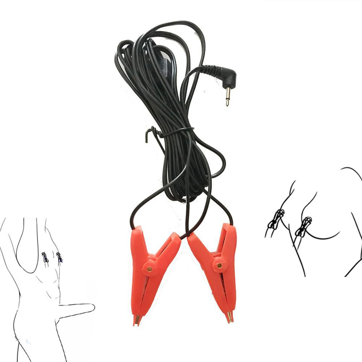 Электрошоковая Анальная пробка для пениса кольца массажа зажимы сосков