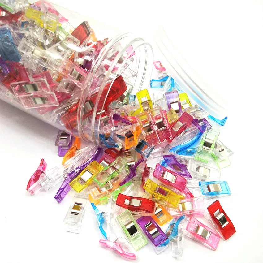 Clover clip /Quilt tools/patchwork sewing accessory Plastic Clips Clamps Fabric Craft Sewing Holder 120pcs | Дом и сад