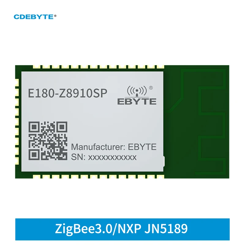 

NXP JN5189 Zigbee 3.0 Wireless SoC Module 11dBm Low Power Consumption E180-Z8910SP PCB Antenna SMD Zigbee Module Transceiver