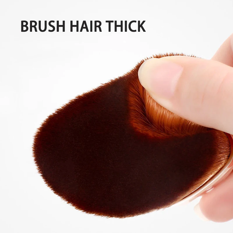 

Black Pink Foundation Makeup Brush Flawless Concealer Blending Liquid Buffer Base Make Up Brushes Cosmetics Beauty Tools