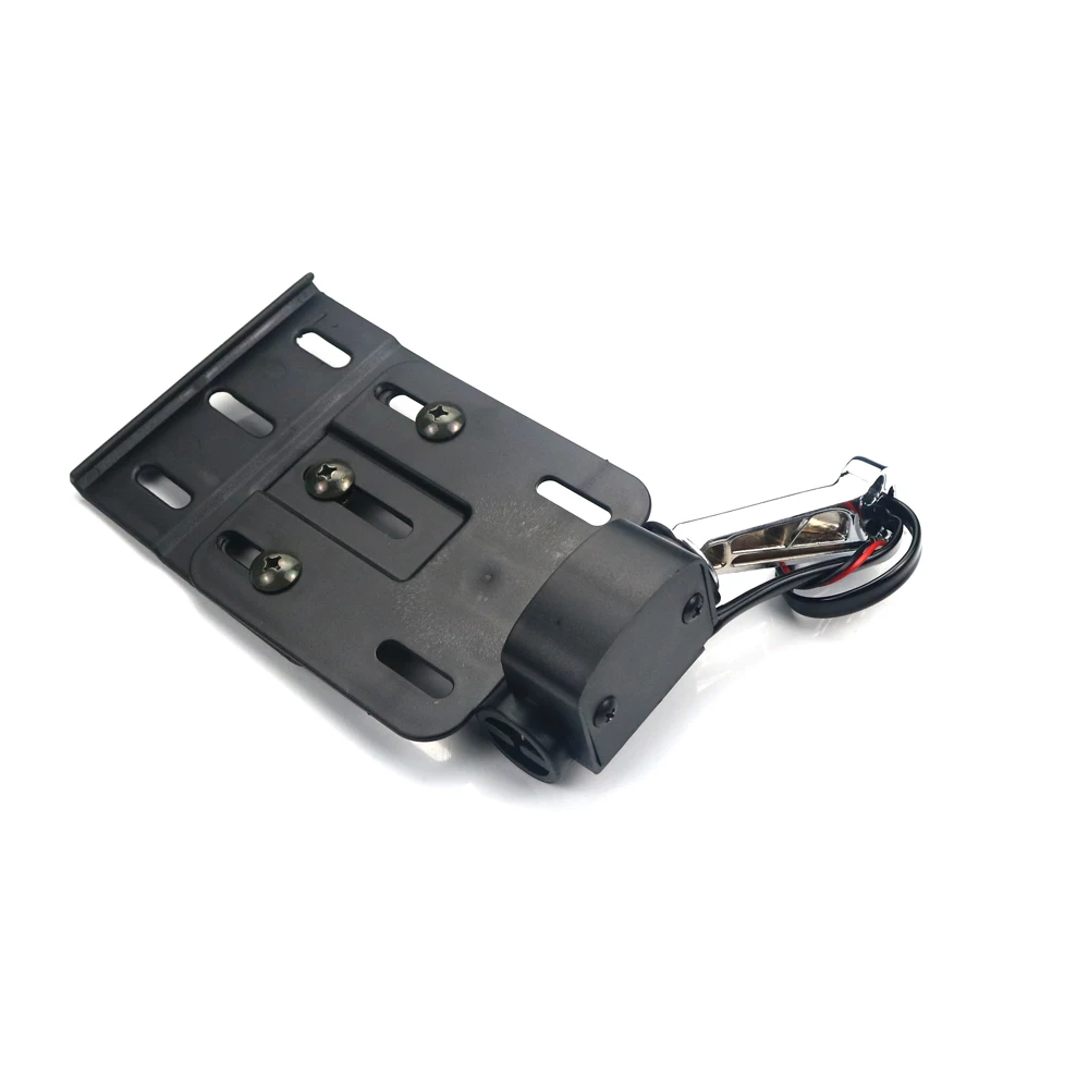 Складной боковой кронштейн для номерного знака мотоцикла со светодиодной