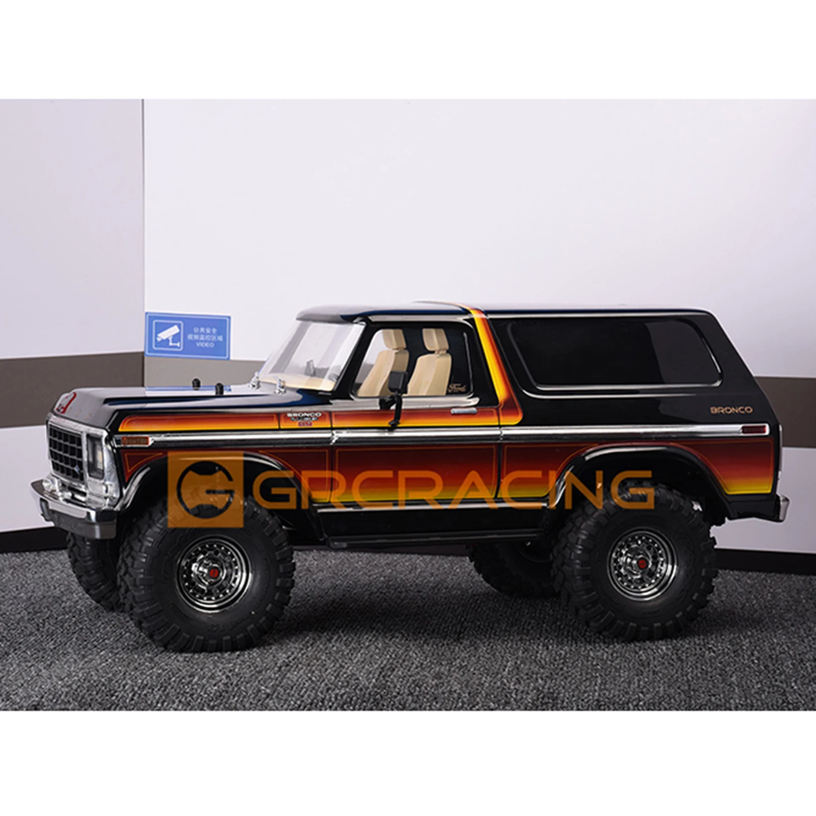 RC Car Full Interior Body Shell Cab Seat Kit for 1/10 Crawler Traxxas TRX-4 TRX4 Bronco G161R | Игрушки и хобби