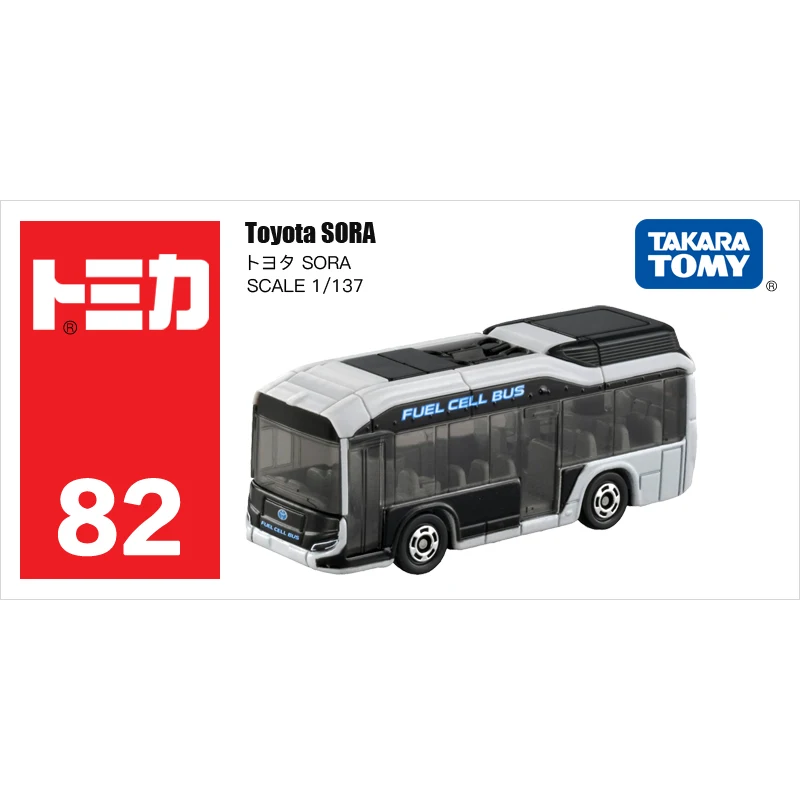 

Takara Tomy Tomica 1/137 TOYOTA SORA FUEL CELL BUS Metal Diecast Vehicle Model Toy Car