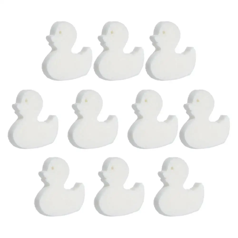

10PCs High efficiency oil Absorbent cotton Duck shaped filter Pool sponge Devours Scum Grime From Pools Filter For Swimming Pool