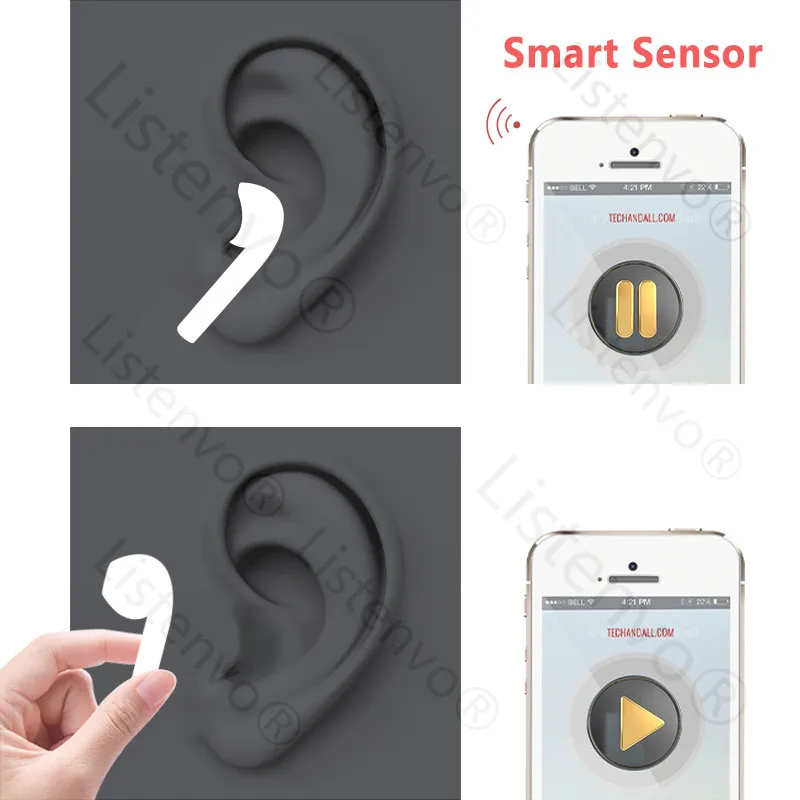 I10000 tws 1:1 Smart sensor 8D Bass Pop Up Беспроводная зарядка Bluetooth наушники pk W1i1000 i200 i2000 i5000 i9000 tws