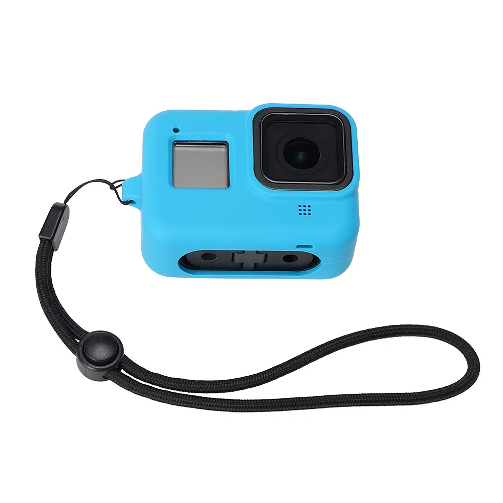 Мягкий силиконовый чехол для Gopro Hero 8 чехол черный синий защитный полный чехол для Gopro Hero 8 аксессуары для экшн-камеры